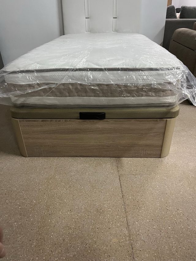 Canapé abatible madera 3 cm grosor y 30 cm alto