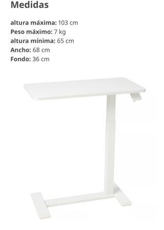Mesa elevable Bollsidan IKEA