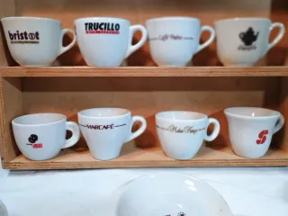 Set 16 Tazzine Caffè Porcellana