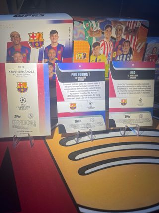 Lote Tarjetas FC Barcelona Topps Flagship 25/26