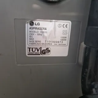 Aspiradora LG con Bolsa