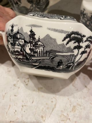 Juego de café porcelana La Cartuja