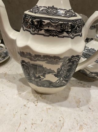 Juego de café porcelana La Cartuja