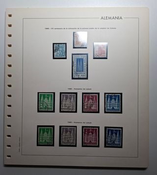 Hojas suplementos sellos Alemania