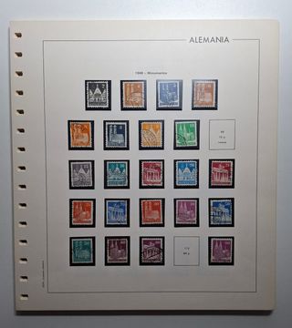 Hojas suplementos sellos Alemania