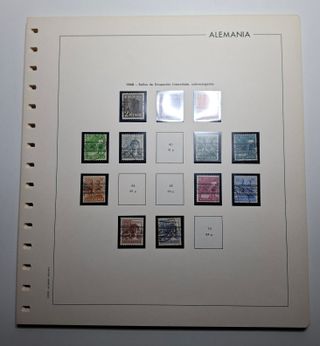 Hojas suplementos sellos Alemania