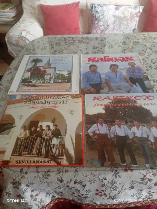 4 LPs de Sevillanas, nuevos