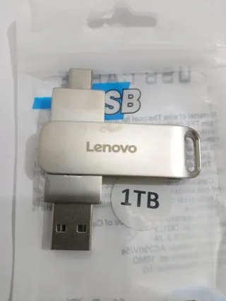USBC-C Pendrive 1TB Lenovo Usb/Usbc para movil pc