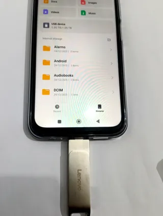 USBC-C Pendrive 1TB Lenovo Usb/Usbc para movil pc
