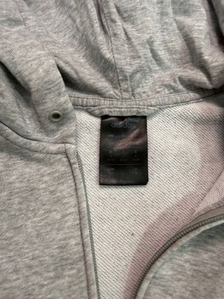 Felpa con cappuccio Adidas donna grigia