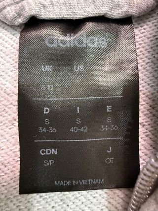 Felpa con cappuccio Adidas donna grigia