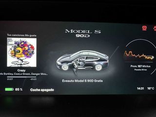 Tesla Model  S 90D Free charge SC01 24700e neto 90D Dual Motor Carga gratuita de por vida SC01