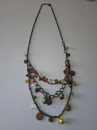 Collar con abalorios Largo total 50 cm