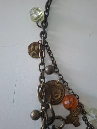 Collar con abalorios Largo total 50 cm