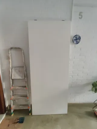 Puerta corredera blanca 82.5