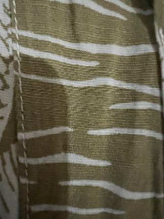 Vestido estampado verde y blanco Talla S.