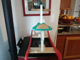 Caballo balancín infantil de madera