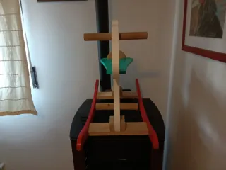 Caballo balancín infantil de madera