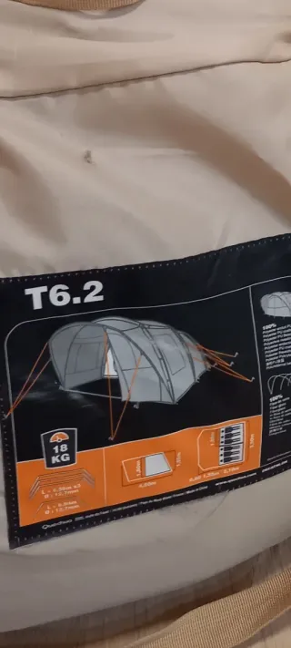 Tienda de campaña T6.2