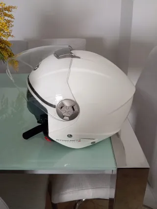 Casco Moto MT Helmets Blanco