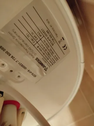 Termo eléctrico blanco