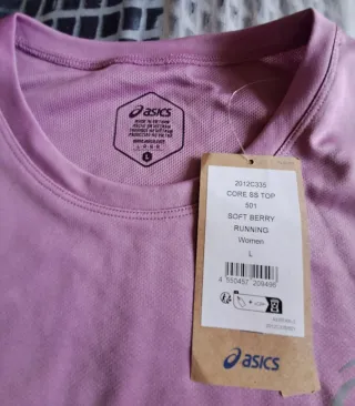 Camiseta Asics Running Mujer Talla L Nueva