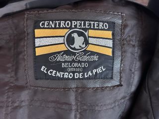 Chaqueta de cuero Centro Peletero Marrón Talla XXL