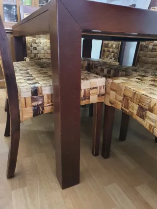 Mesa Comedor extensible + regalo sillas