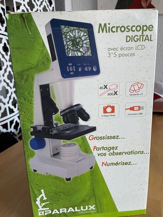 Microscopio Digital PARALUX con pantalla LCD