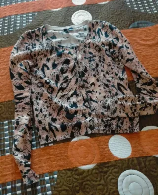 Cardigan H&M estampado animal