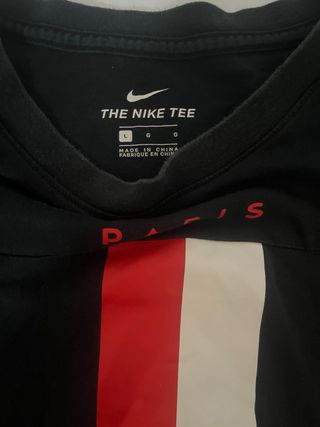 Camiseta PSG Nike Negra Roja