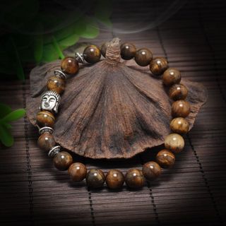 TIBET BRACCIALE BUDDHA TIBETANO PIETRA DALAI LAMA