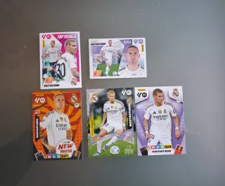 Lote 5 Cromos Mastantuono Real Madrid