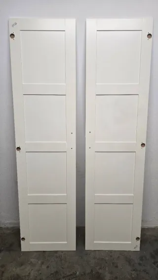 Puertas Ikea BERGSBO Blancas.