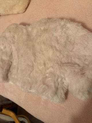 Chaquetita H&M pelo blanco 4-6 años