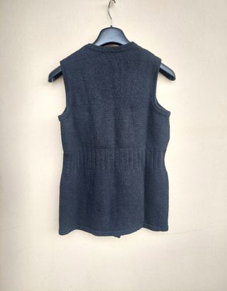 Maglione gilet vintage taglia M o L colore nero