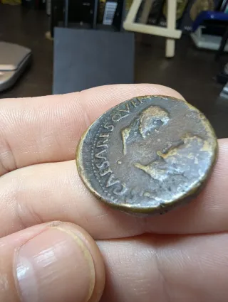 As de Tiberio Cartago Nova 14-36 dC