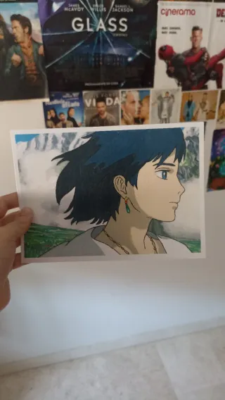 Lámina del Castillo Ambulante de Howl.