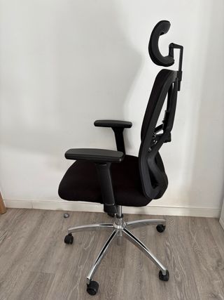 Silla de Oficina Ergonómica Ticova Negra