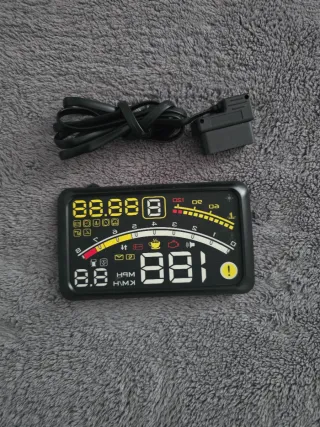 Pantalla Digital HUD Coche OBD2