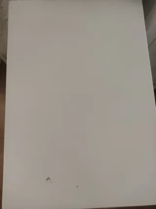 Mesa y cajonera Ikea blanca