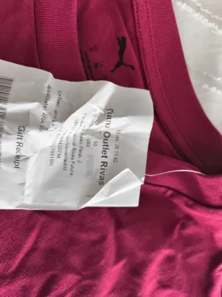 Camiseta Puma Roja Talla M