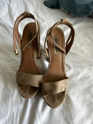 Tacones Steve Madden Beige/Dorado