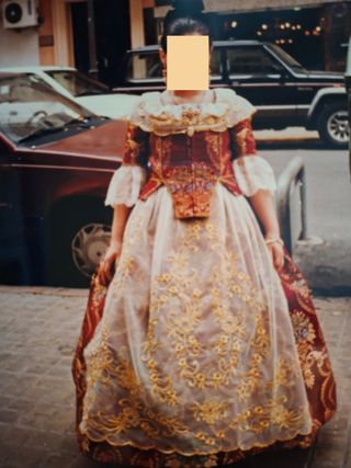 Traje de Fallera Infantil 10 años