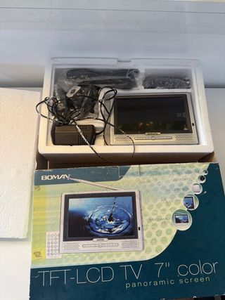 TV Boman 7 TFT-LCD Color Portátil