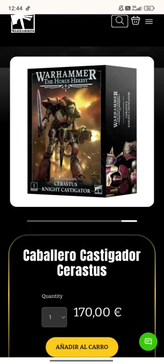 Cerastus Castigator Warhammer Horus Heresy