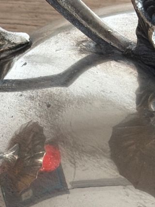 2 Palmatorias Alpaca Plateada Antiguas