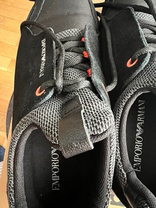Zapatillas Emporio Armani Negras y Grises