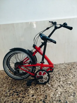 Bicicleta plegable B'twin Tilt 120 Roja
