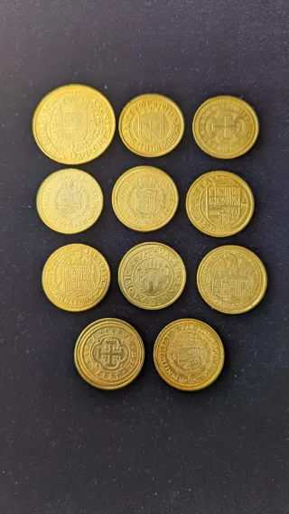 Réplicas Monedas Historia de España (20 uds)